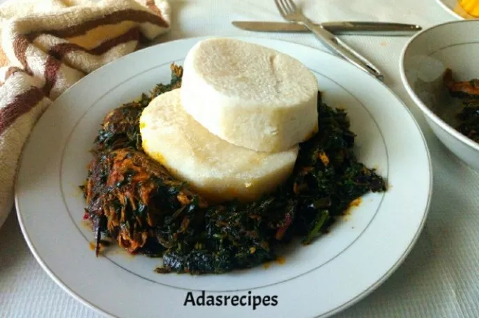 Vegetable (ugu leaves) sauce